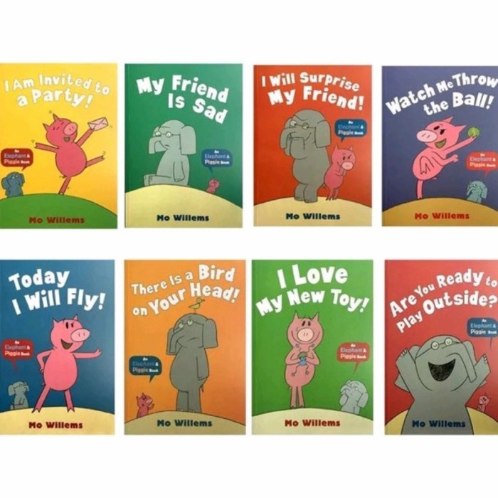 

elephant and piggie 25 Books/set Mo Willems buku anak