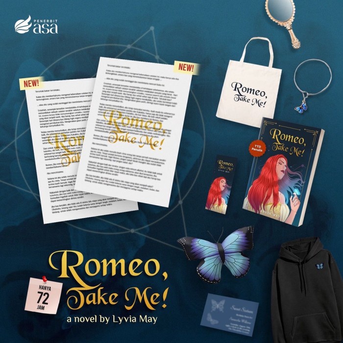 DISKON SPESIAL NOVEL ROMEO, TAKE ME - LYVIA MAY TERMURAH