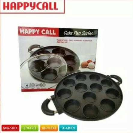 Dijamin Ori loyang/ cetakan martabak mini happy call 12 lubang datar 8NK