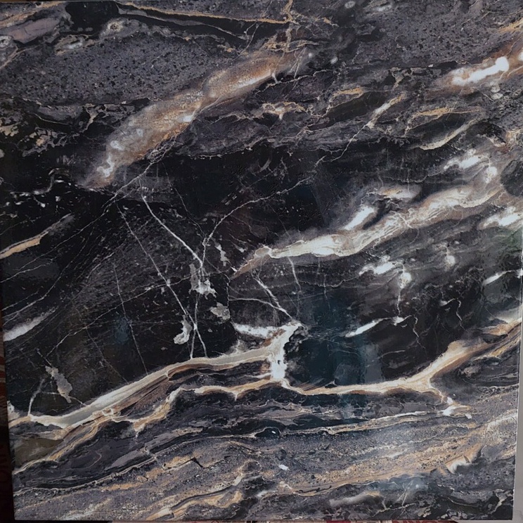 Promo keramik 50x50 hitam marmer (glossy)/ keramik lantai hitam marmer/ keramik motif marmer/ kerami