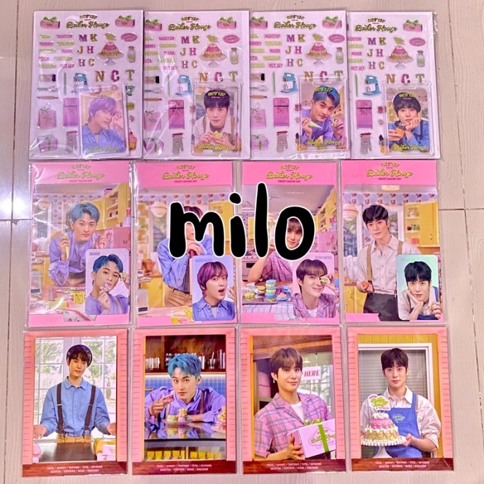 DISKON SPESIAL (READY BISA COD) MD BAKER HOUSE NCT 127 HOLOGRAM PHOTOCARD SET FRAME TERLARIS