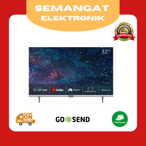 Coocaa 32S3U 32 Inch Digital Smart Tv - Os Coolita - Digital Tv - Wifi