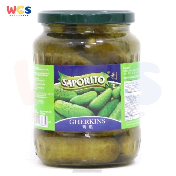 SAPORITO GHERKINS - ACAR TIMUN - 670 GR