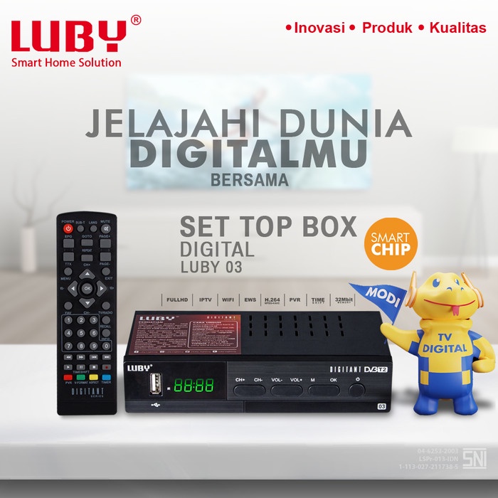 Luby Set Top Box Luby Dvb-T2-03 Berkualitas
