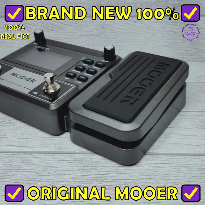 Efek Gitar Multi Mooer Ge100 Guitar Multi Effects Pedal