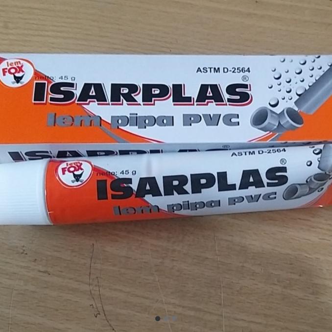 populer] Isarplas Tube 45 Grm Lem Fox / Pipa Pralon / Fitting PVC 100%