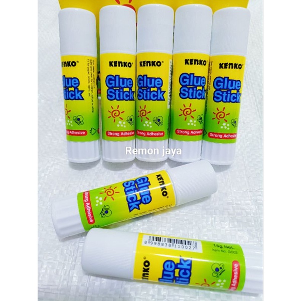

isi 3 pcs Lem Glue Stick Kenko 15g / Lem Kertas