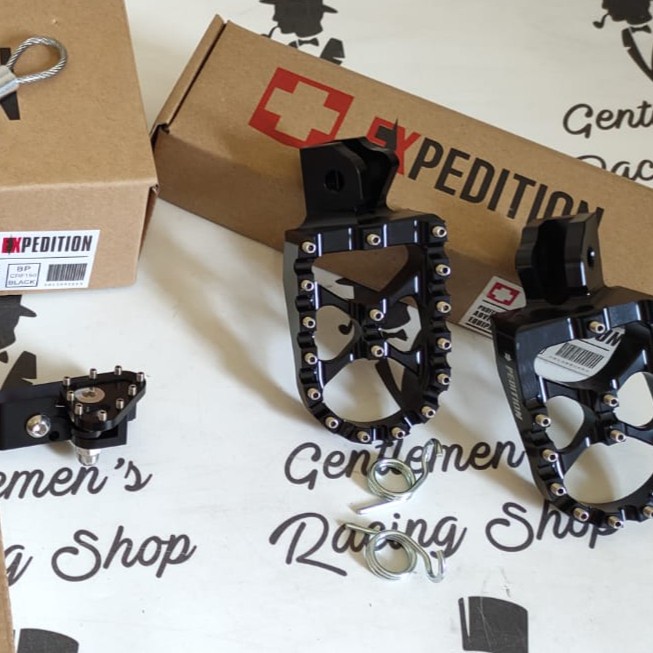 PAKET EXPEDITION PEDAL REM + OPERAN GIGI + FOOTSTEP CRF 150