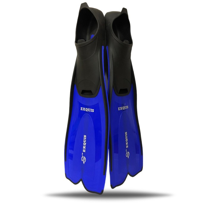 PROMO! Fin Full Foot EXQUIS BLUE - Kaki Katak Diving / Snorkeling