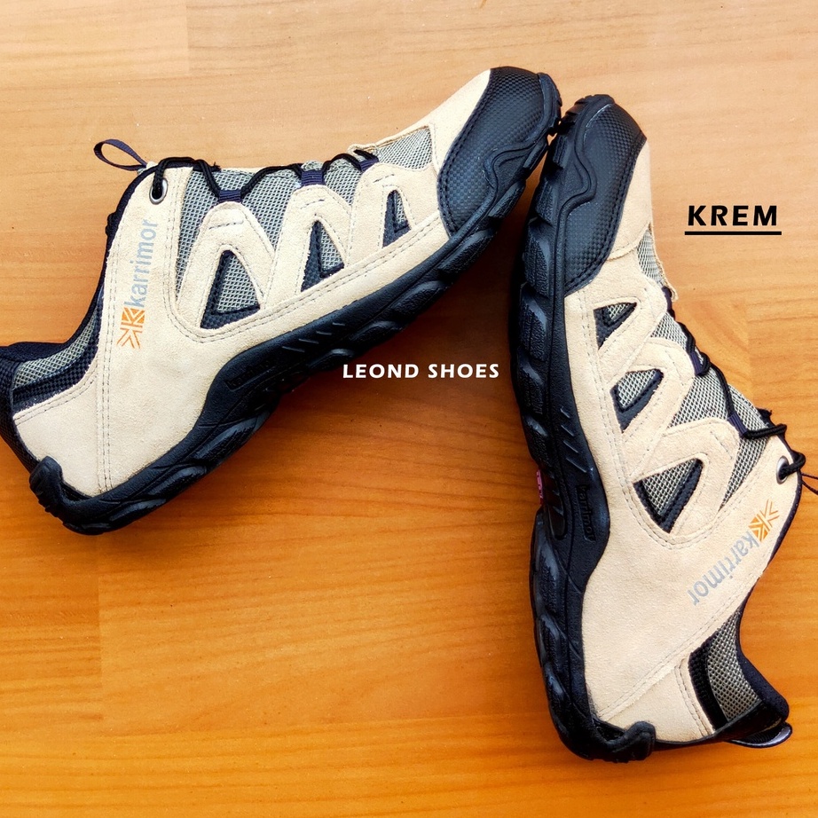 [J46H☞) Sepatu Gunung Hiking Karrimor Pendek, Sepatu Sepeda Non Cleat Karrimor Murah♪