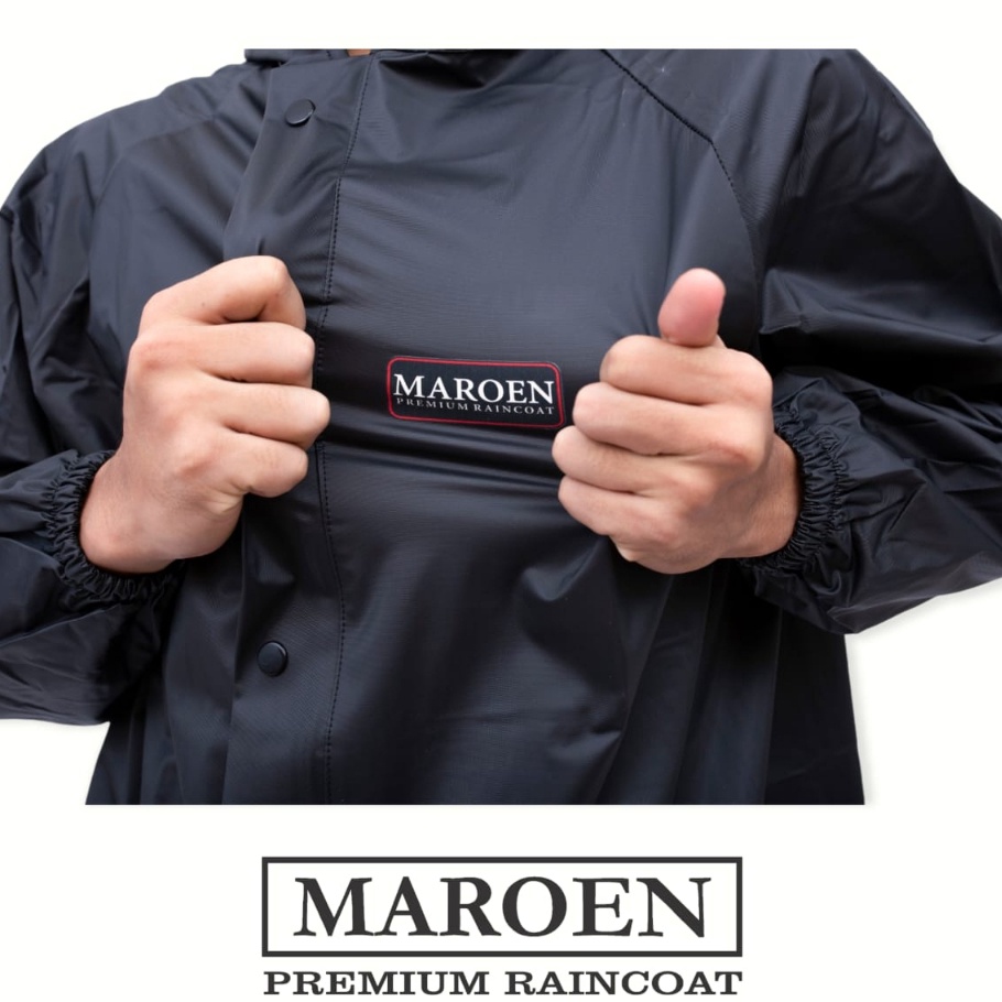 xlf80 JAS HUJAN SETELAN PRIA WANITA BY MAROEN ORIGINAL BAHAN TEBAL LENTUR ANTI REMBES MURAH GROSIR J