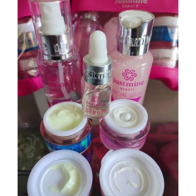 Justmine beauty skincare || Perawatan wajah berbagai keluhan || BPOMNA skincare glowing