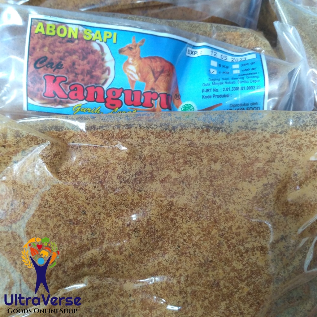 

Abon Sapi Cap Kanguru Kangguru Boyolali 1Kg Granul Kecil Halal Abon Boyolali Sapi 1Kg