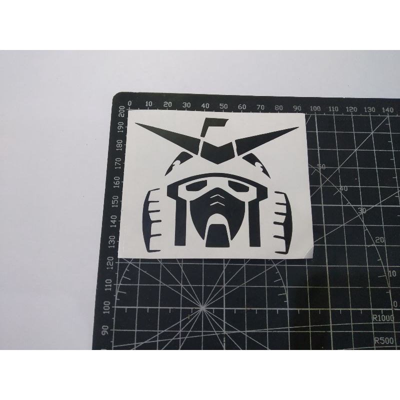 

cutting stiker gundam