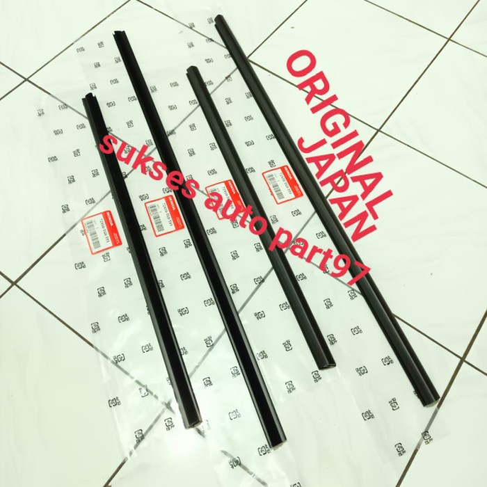 pelipit karet kaca luar jazz rs ge8 2008-2013 harga 1set original