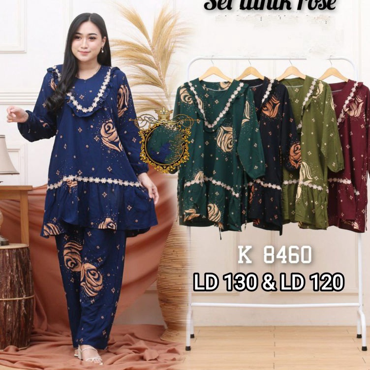 NEW4a4Zo SETELAN CELANA PANJANG  TUNIK JUMBO/SETELAN  CELANA KEKINIAN JUMBO