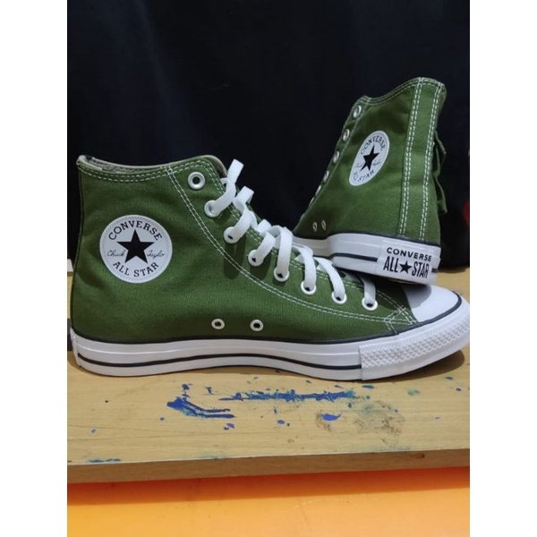 SEPATU CONVERSE CTAS POCKET HI CYPRESS GREEN