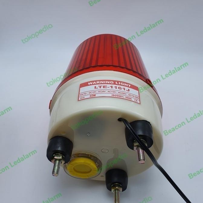 Lampu Rotari, Lte-1161J, Rotary Warning Light, 35W, Dc 30-48V, Buzzer