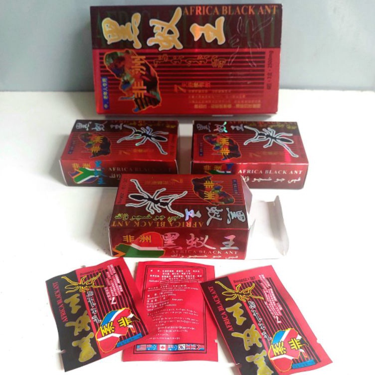 

➙➼✦❃ semut Afrika super orginal 1 kotak isi 3 dachet Murah
