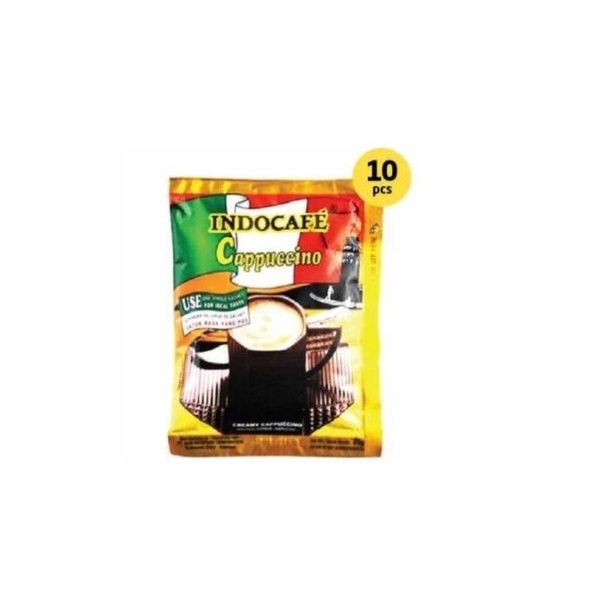 

Indocafe Kopi Creamy Cappucino Renceng 10 Pcs