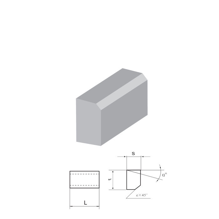 Mata Widia A125 YG6 Pahat Cemented Tip A 125 YG 6 Bubut Carbide