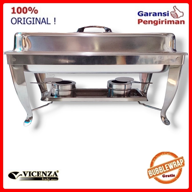 Terlaris Prasmanan Stainless Wadah Saji Stainless 12 Liter Vicenza V 35 Tebal