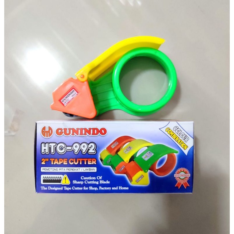 

Tape Dispenser Lakban Gunindo HTC-992 Pemotong Pita Perekat 1 Core