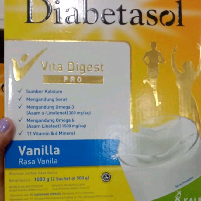 

Diabetasol vanila dan coklat 1kg ed jan 2025