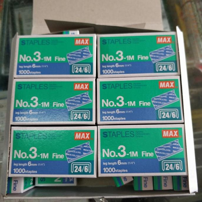 

Produk Unggulan] isi steples no3, merk max ori