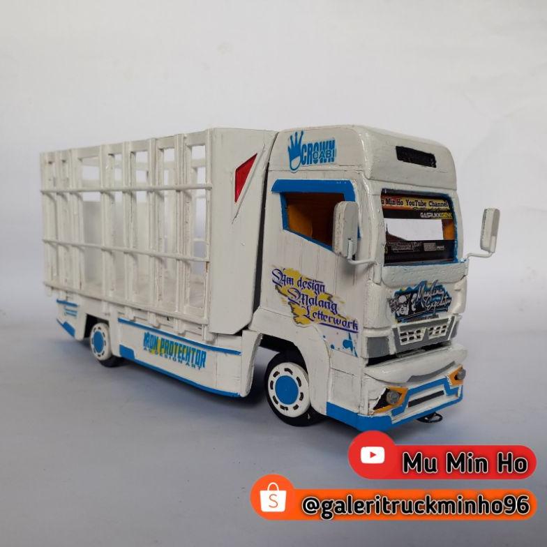 [Tkm] Miniatur Truk Ayam Oleng Maulana Expedition Reguler Laris