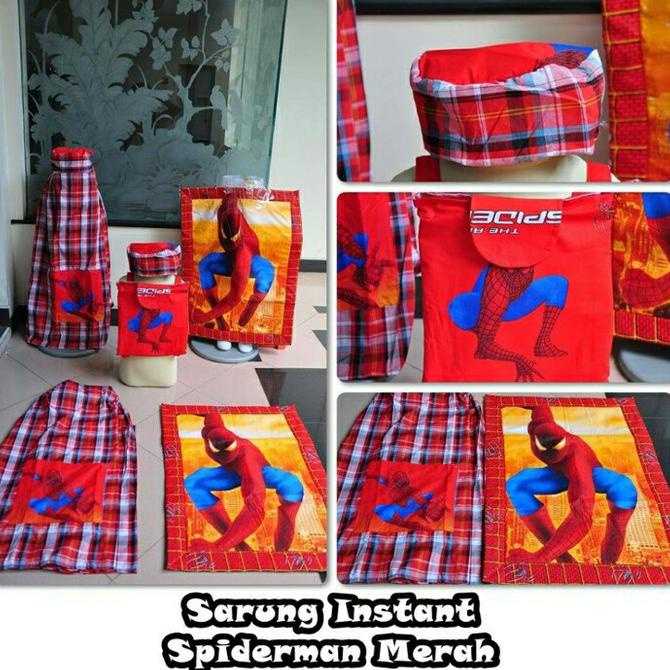 Sarung anak karakter bentuk rok Usia 8-10tahun Sarung Karakter Anak