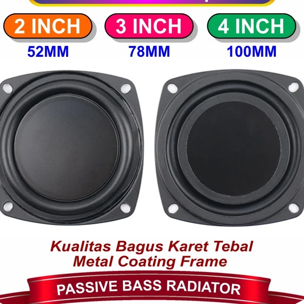 Passive Bass Radiator 2 inch 3 inch 4 inch Membran Woofer Subwoofer »gpd✧