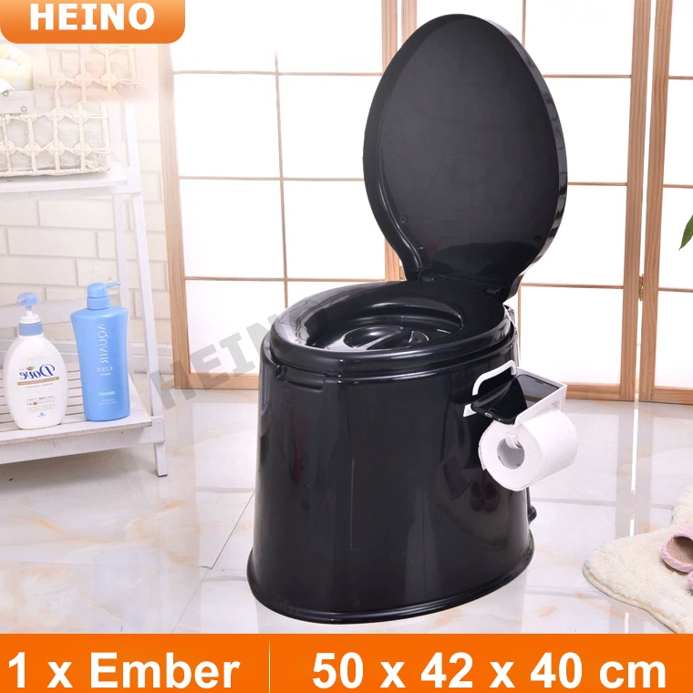 ®Mhy HEINO Toilet Portable Dewasa Aman Di Gunakan Kursi Toilet Duduk Hamil Maupun Lansia Tinggi Kurs