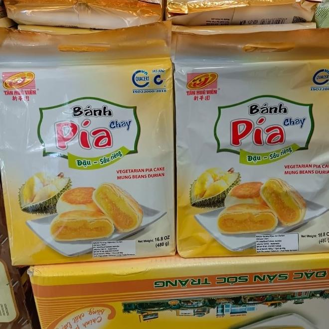 

!!!!!!] banh pia chay durian mungbean 480gr kacang hijau vegetarian cake