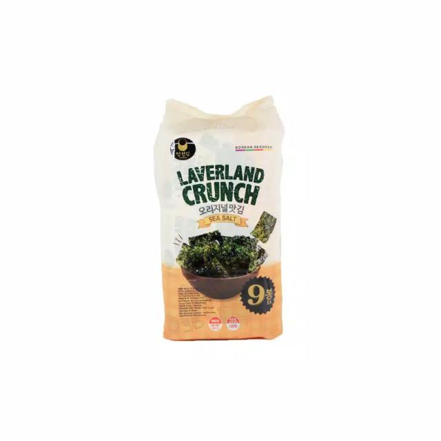 

.........] Laverland Crunch Sea Salt 45gr seaweed asin