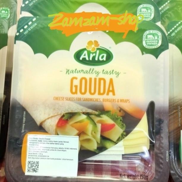 

~^~^~^] arla cheese Gouda Slice 150gr keju