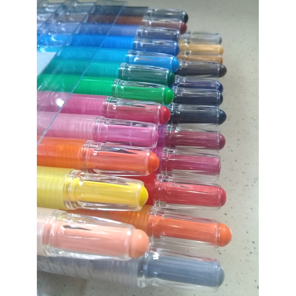 

Crayon Puter Twist Crayon Titi Isi 24 Warna Non Toxic