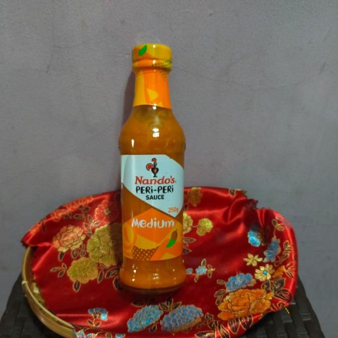 

best produk] nandos peri peri sauce medium 250gr saus sambal sedang