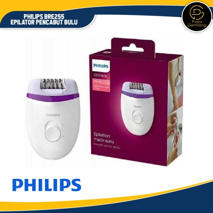 Philips BRE 225 Epilator Pencabut Bulu Wanita Philips BRE 225 Original