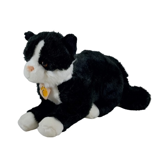 Boneka Kucing Anggora/Kucing Abu / Kucing Hitam Putih - Ukuran M ( Cocok Untuk Hadiah Mainan Anak )