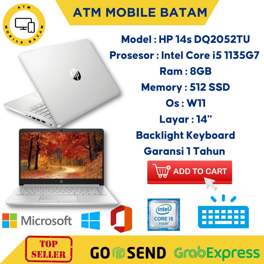 Laptop hp 14s dq2502tu i5