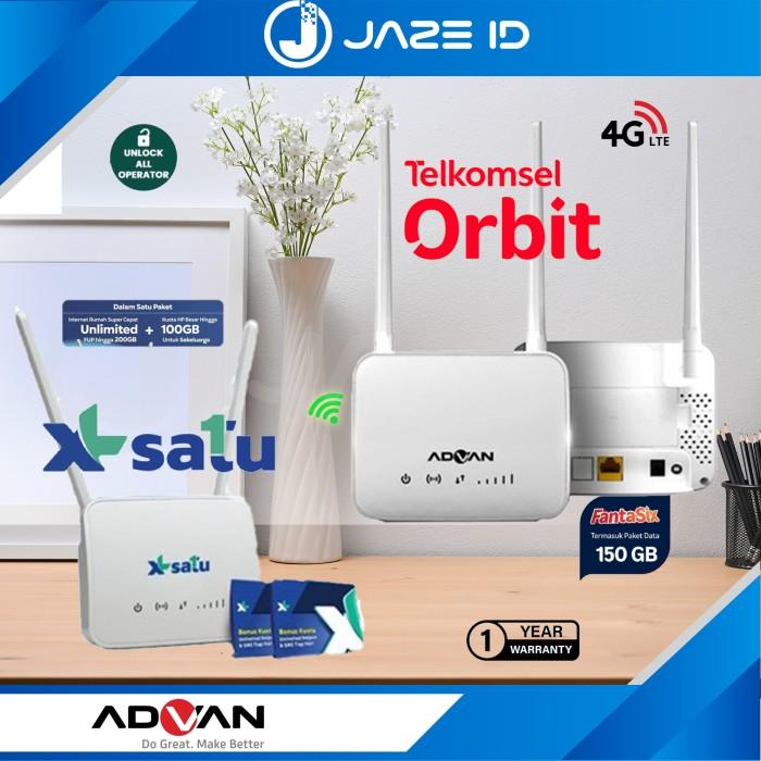 Advan CPE Start Hybrid 4G Modem Wifi Router Telkomsel Orbit XL Unlock