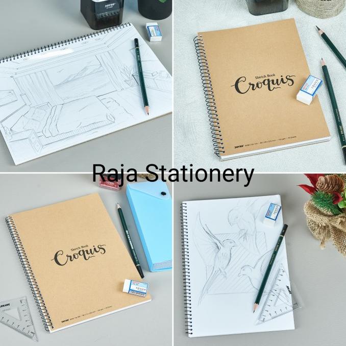 

Joyko Drawing Sketch Book A5 A4 B5 / Buku Gambar Joyko Sketsa Croquis Pengiriman Cepat