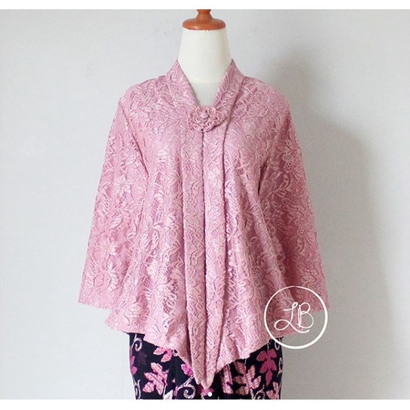 ATASAN KEBAYA MODERN KEBAYA BRUKAT FLOY DUSTY PINK