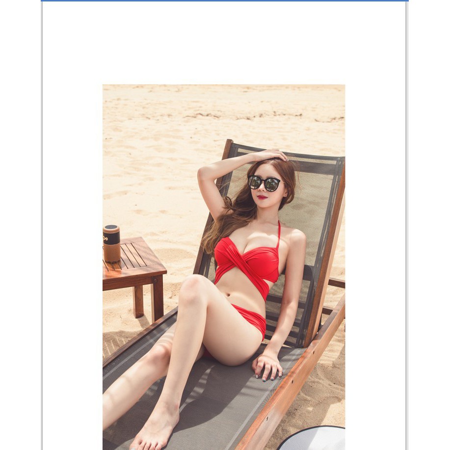 Bikini Pakaian Renang Pantai Wanita 1 Set