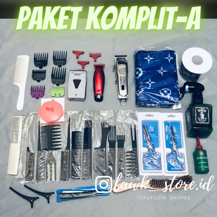 PAKET CUKUR A mesin cukur rambut kemei paket barbershop / paket cukur