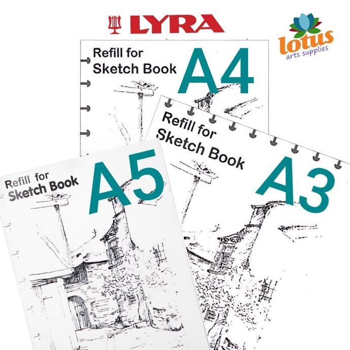 

New Lyra Sketchbook A5 - A4 - A3 (30 Lembar) Berkualitas