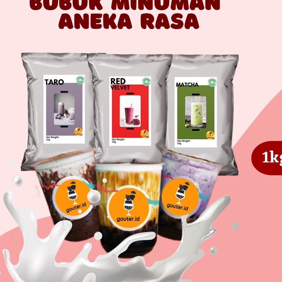 

Murah BUBUK MINUMAN RASA 1KG / SERBUK MINUMAN ANEKA RASA / BUBUK MINUMAN KEKINIAN / MINUMAN INSTAN / BOBA