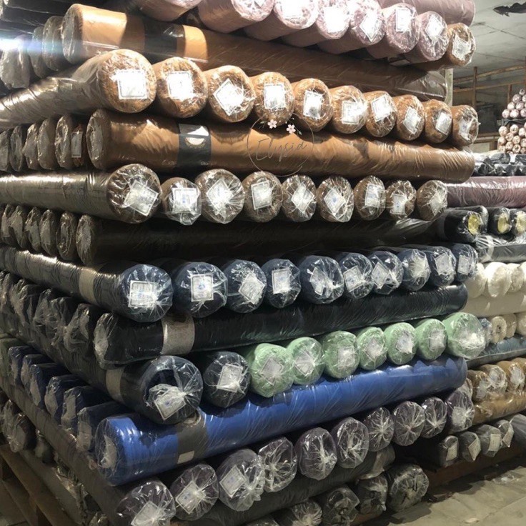 GROSIR [KHUSUS] ROLL Kain Wollycrepe buruan