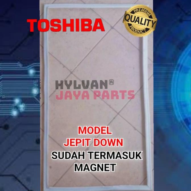 Promo GASKET KARET PINTU BAWAH KULKAS TOSHIBA 2 PINTU JEPIT 91,5 X 50,5CM Murah 788